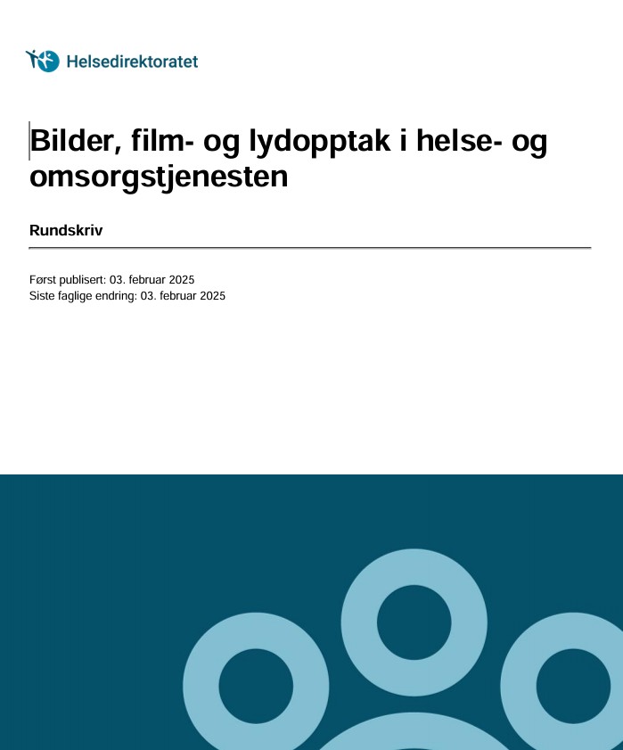 Bilde Av Bilder, Film Og Lydopptak I Helse Og Omsorgstjenesten